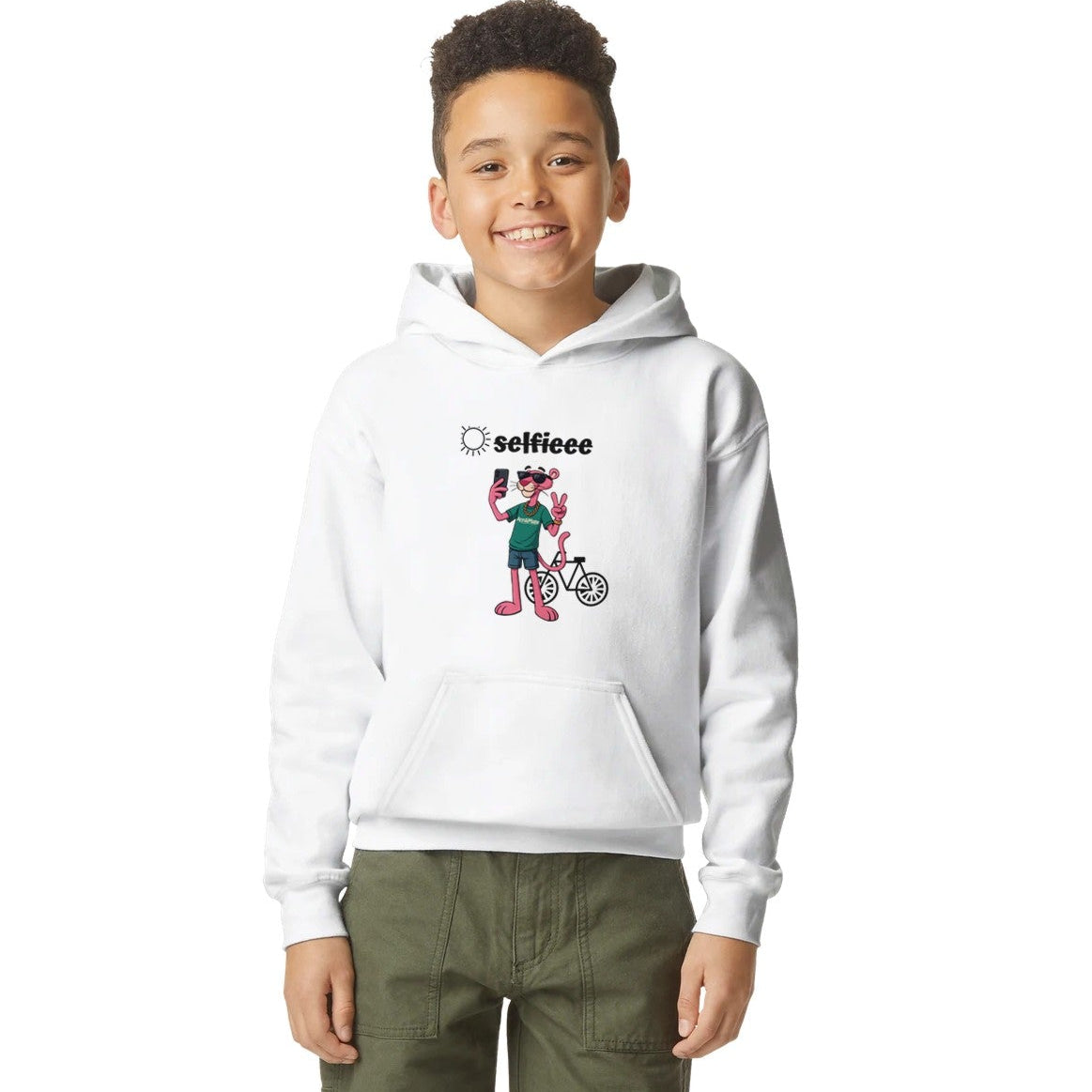 Hodie Blanco Kids con dibujo central